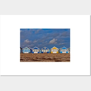 Beach Huts Hengistbury Head Dorset England UK Posters and Art